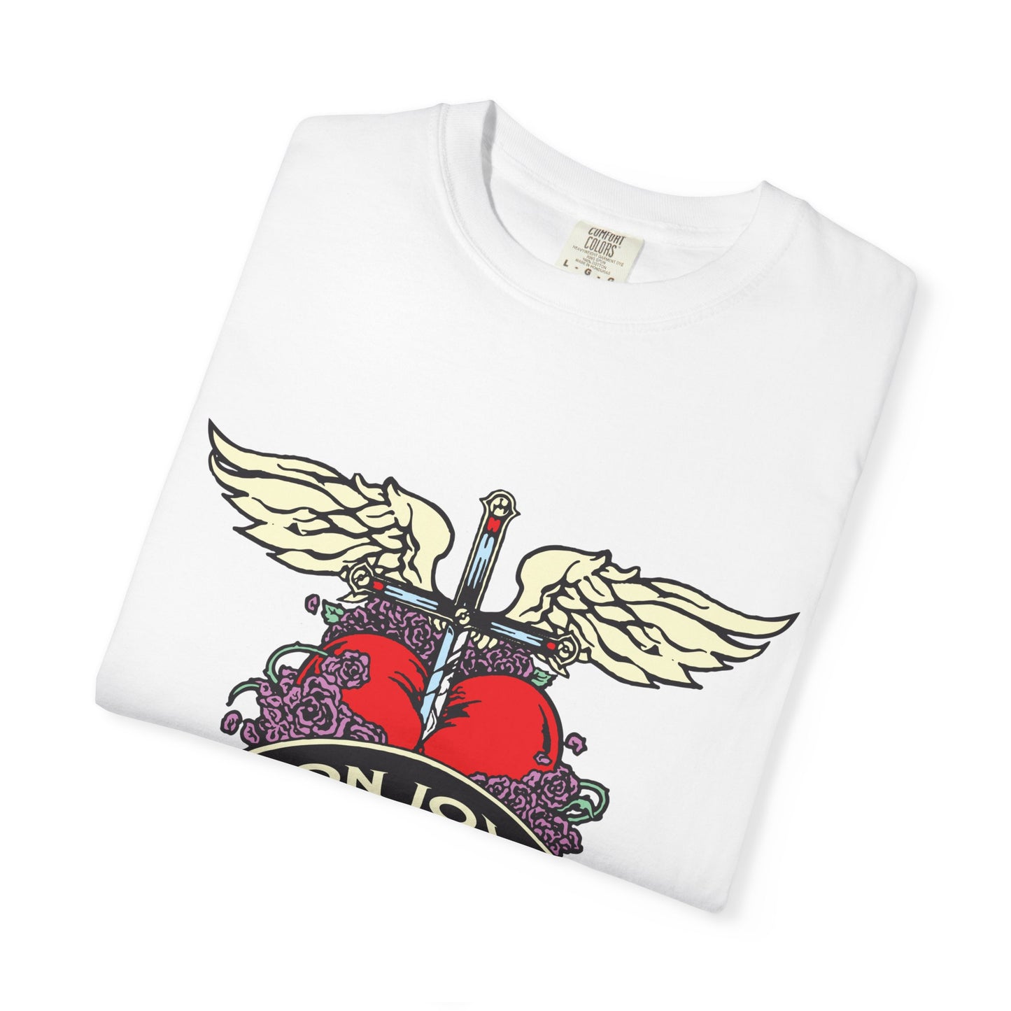 Rock-Inspired Unisex Garment-Dyed T-Shirt, Vintage Band Tee, Perfect for Concerts, Gift for Music Lovers, Casual Outing Wear