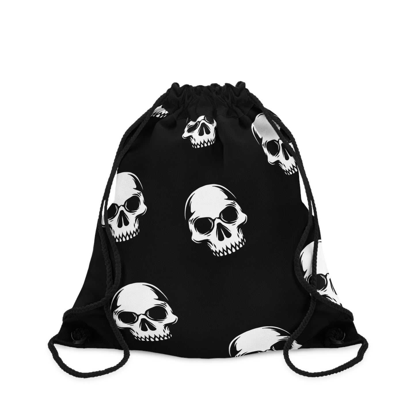 Gothic Skull Drawstring Bag