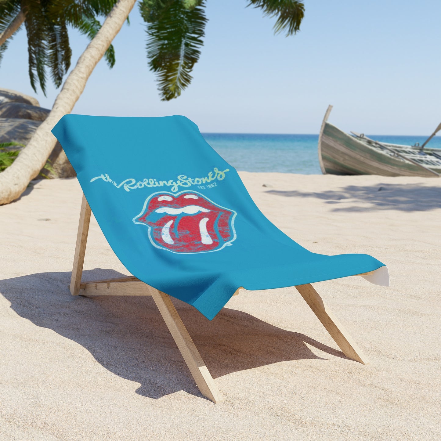 Rock 'n' Roll Beach Towel