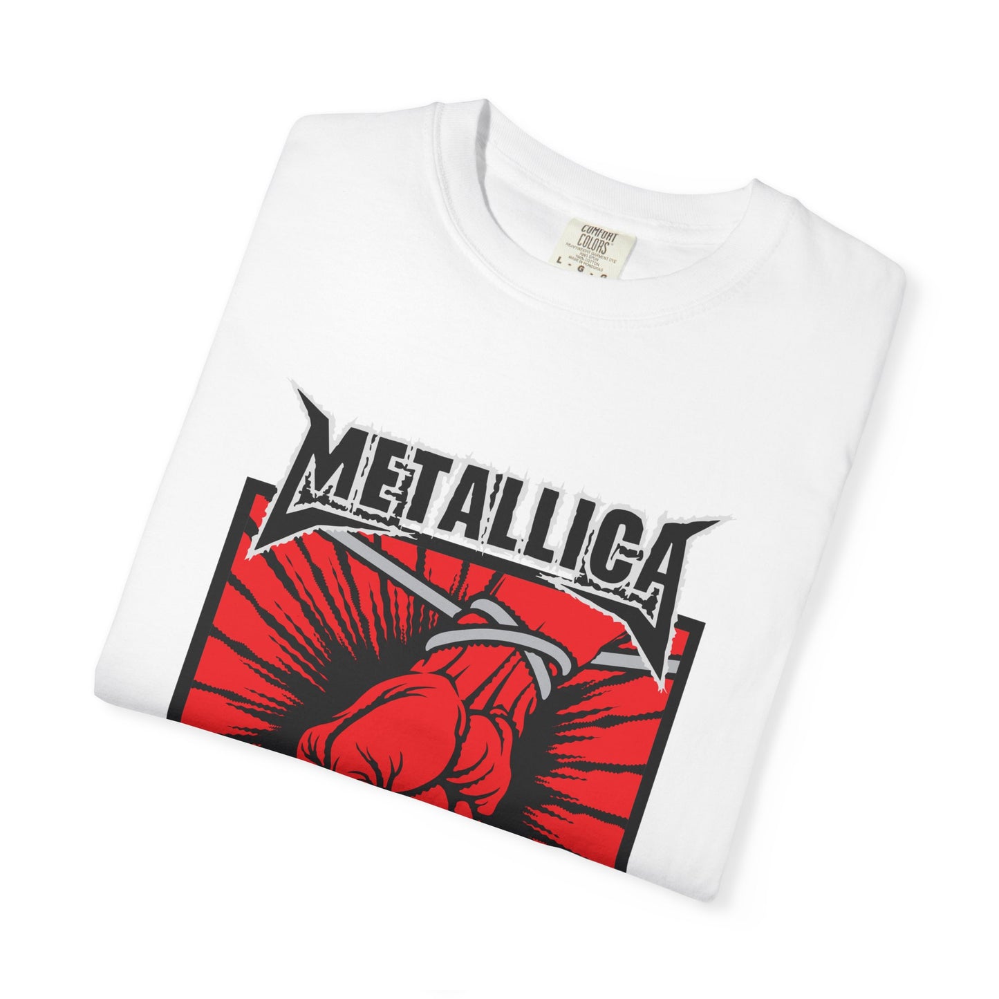 Metallica Graphic Unisex T-Shirt, Concert Tee, Music Lover Gift, Casual Wear, Band Merch, Rock Music Apparel
