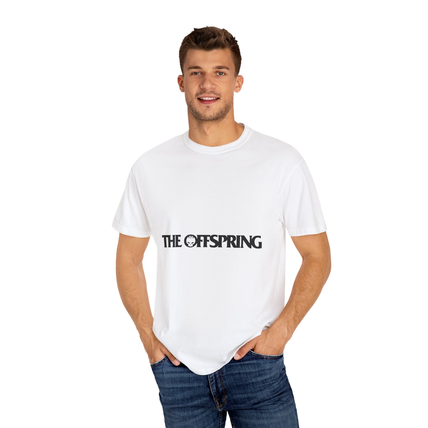 The Offspring Unisex Garment-Dyed T-Shirt - Vintage Style Band Tee, Perfect for Concerts, Festivals, Gifting, Unisex Apparel