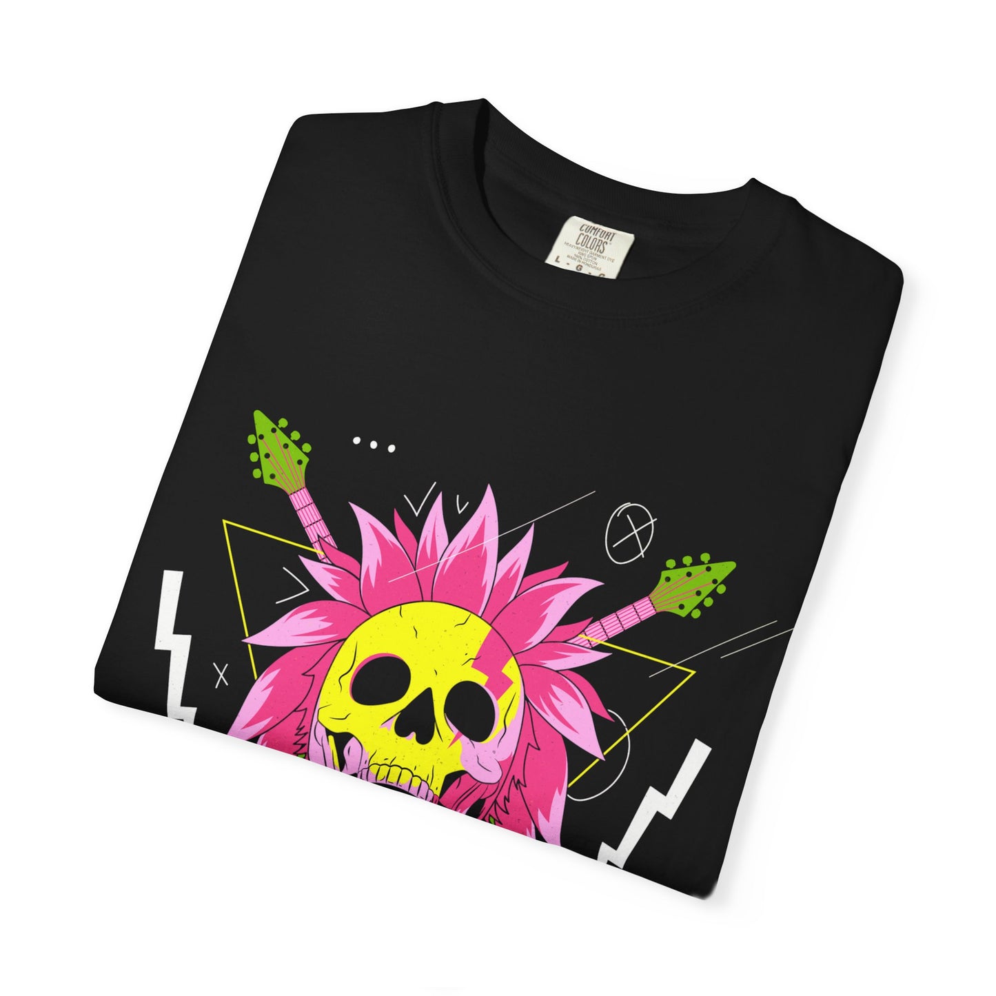 Vibrant Skull Graphic T-Shirt