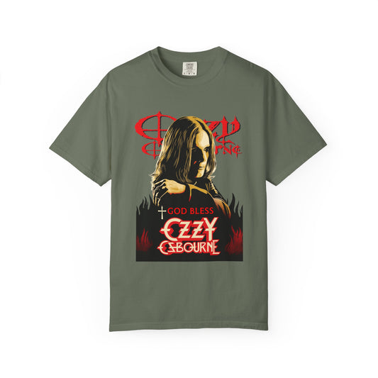 Unisex Garment-Dyed T-shirt featuring God Bless Ozzy Osbourne, Vintage Rock Tee, Music Lover Gift, Comfortable Casual Wear, Perfect [...]